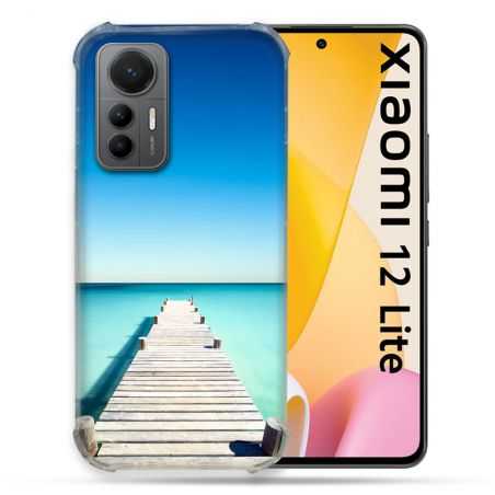 Coque Renforcée En Verre Trempé Pour Xiaomi 12 Lite Nature Pont Mer
