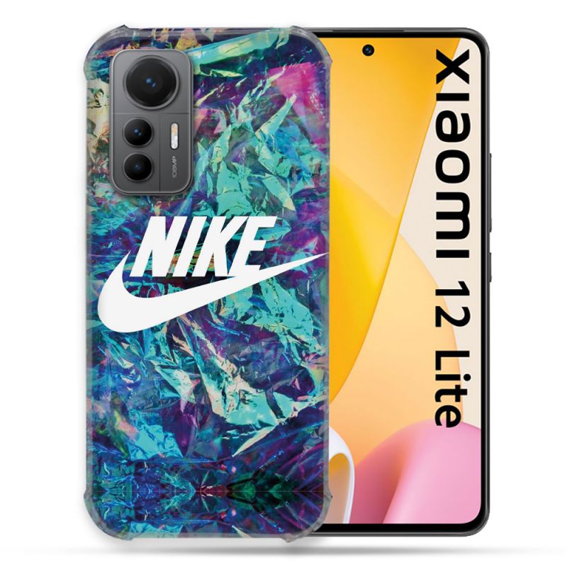 Coque Renforcée En Verre Trempé Pour Xiaomi 12 Lite Nike Turquoise