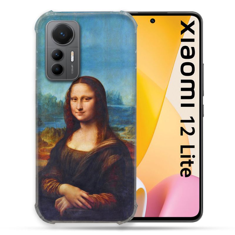 Coque Renforcée En Verre Trempé Pour Xiaomi 12 Lite Peinture Joconde