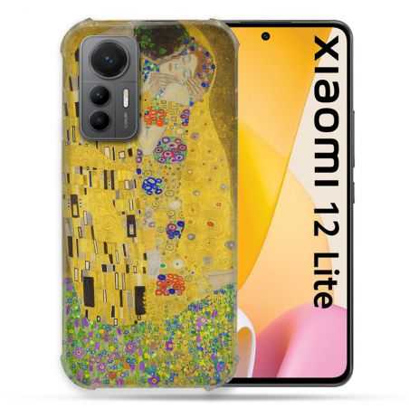 Coque Renforcée En Verre Trempé Pour Xiaomi 12 Lite Peinture Le Baiser