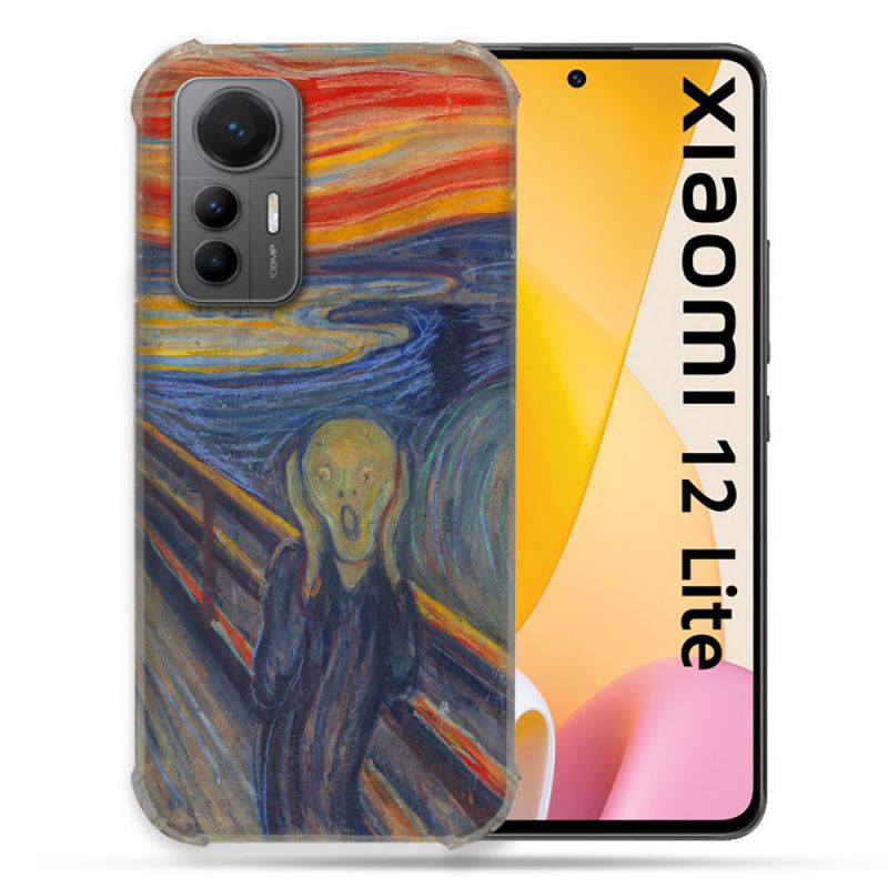 Coque Renforcée En Verre Trempé Pour Xiaomi 12 Lite Peinture Le Cri