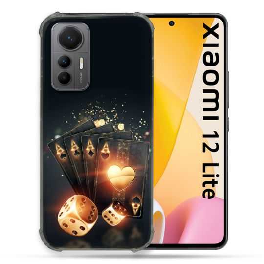Coque Renforcée En Verre Trempé Pour Xiaomi 12 Lite Poker Des