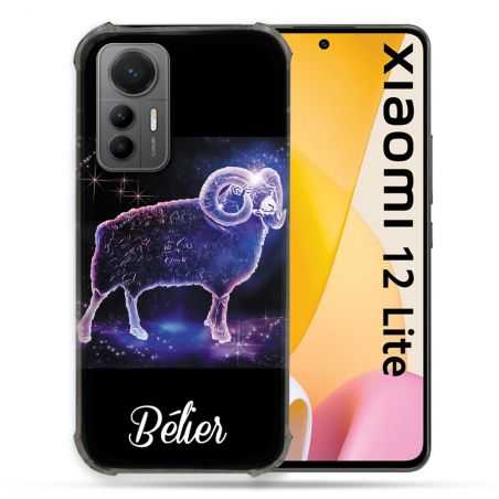 Coque Renforcée En Verre Trempé Pour Xiaomi 12 Lite Signe Zodiaque 2 Bélier