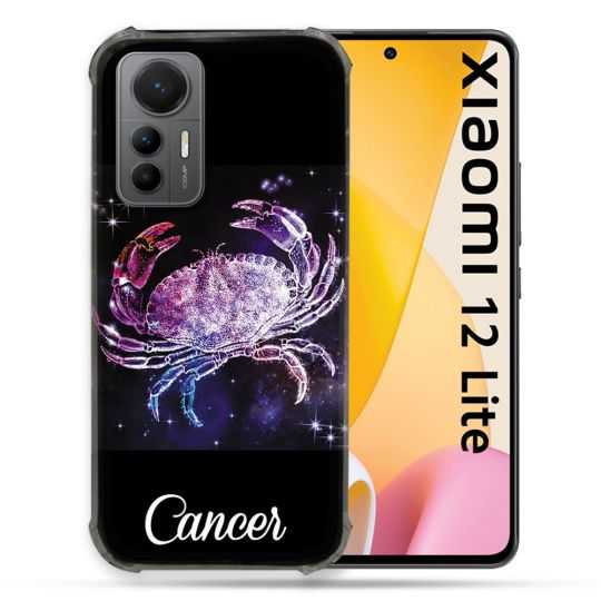 Coque Renforcée En Verre Trempé Pour Xiaomi 12 Lite Signe Zodiaque 2 Cancer