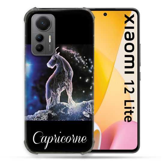 Coque Renforcée En Verre Trempé Pour Xiaomi 12 Lite Signe Zodiaque 2 Capricorne