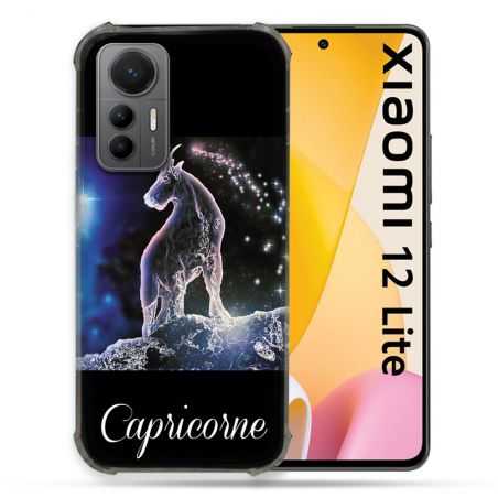 Coque Renforcée En Verre Trempé Pour Xiaomi 12 Lite Signe Zodiaque 2 Capricorne