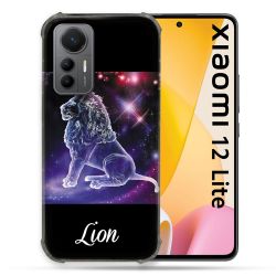 Coque Renforcée En Verre Trempé Pour Xiaomi 12 Lite Signe Zodiaque 2 Lion