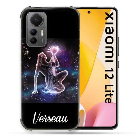 Coque Renforcée En Verre Trempé Pour Xiaomi 12 Lite Signe Zodiaque 2 Verseau