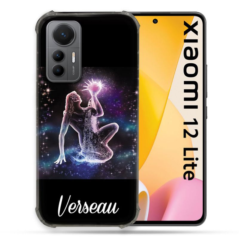 Coque Renforcée En Verre Trempé Pour Xiaomi 12 Lite Signe Zodiaque 2 Verseau