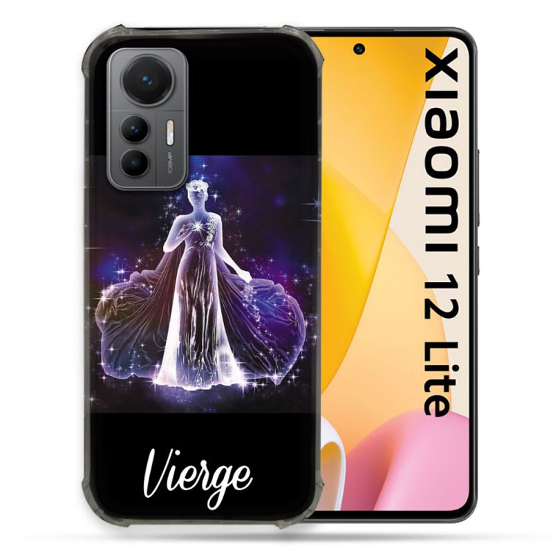 Coque Renforcée En Verre Trempé Pour Xiaomi 12 Lite Signe Zodiaque 2 Vierge
