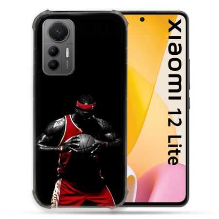 Coque Renforcée En Verre Trempé Pour Xiaomi 12 Lite Sport Basketeur