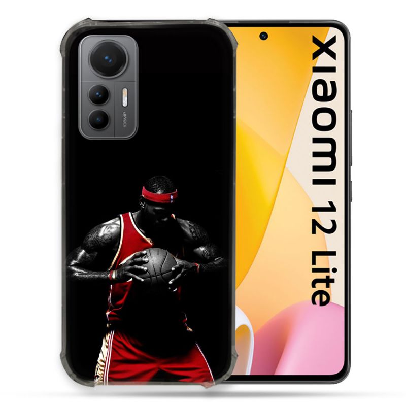 Coque Renforcée En Verre Trempé Pour Xiaomi 12 Lite Sport Basketeur