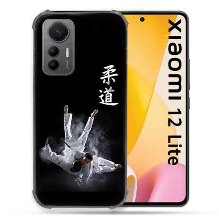 Coque Renforcée En Verre Trempé Pour Xiaomi 12 Lite Sport Judo Noir