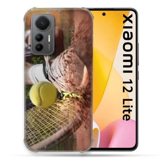 Coque Renforcée En Verre Trempé Pour Xiaomi 12 Lite Sport Tennis Glissade