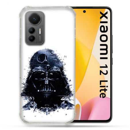 Coque Renforcée En Verre Trempé Pour Xiaomi 12 Lite Star Wars - Dark Vador Blanc
