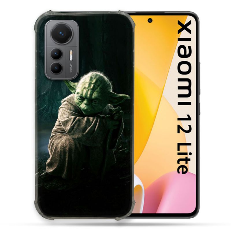 Coque Renforcée En Verre Trempé Pour Xiaomi 12 Lite Star Wars - Yoda sombre
