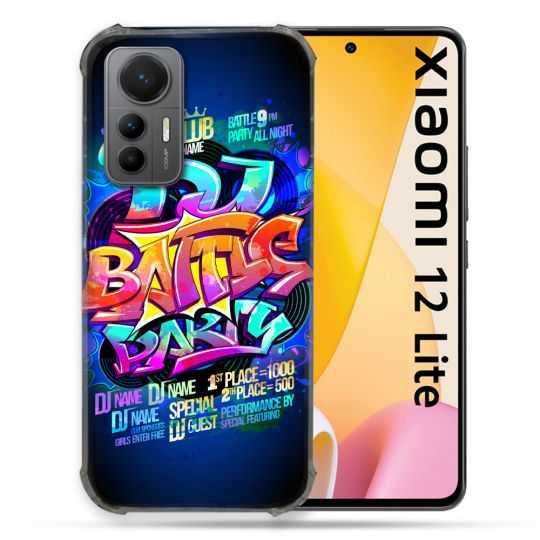 Coque Renforcée En Verre Trempé Pour Xiaomi 12 Lite Street Art Rap