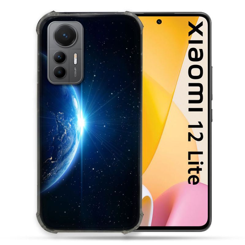 Coque Renforcée En Verre Trempé Pour Xiaomi 12 Lite Univers Planete Terre