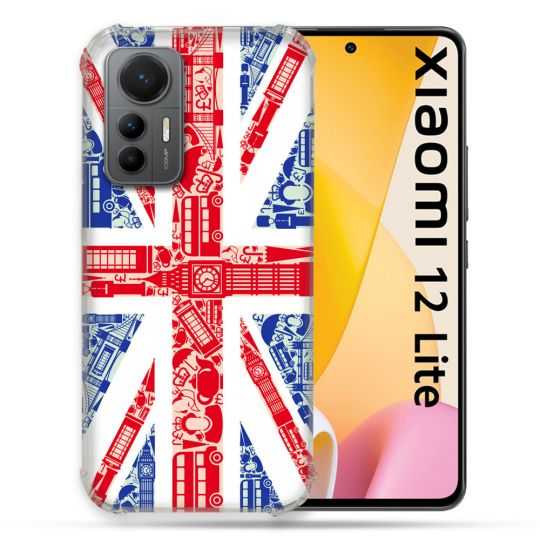 Coque Renforcée En Verre Trempé Pour Xiaomi 12 Lite Voyage Angleterre Blanc