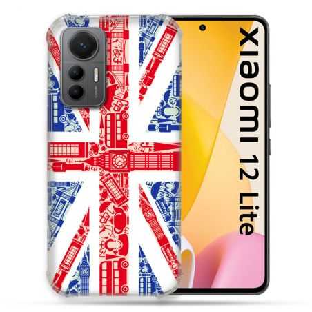 Coque Renforcée En Verre Trempé Pour Xiaomi 12 Lite Voyage Angleterre Blanc