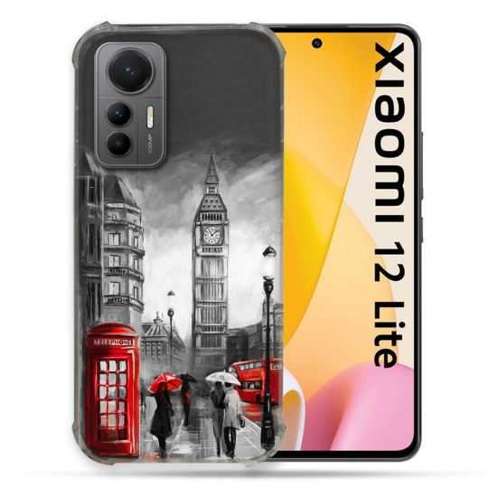 Coque Renforcée En Verre Trempé Pour Xiaomi 12 Lite Voyage Angleterre Londres Vintage