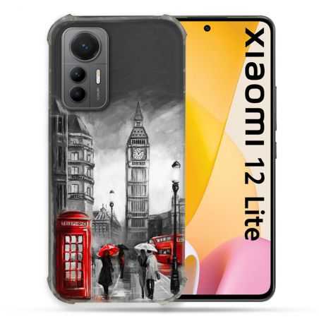 Coque Renforcée En Verre Trempé Pour Xiaomi 12 Lite Voyage Angleterre Londres Vintage