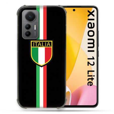 Coque Renforcée En Verre Trempé Pour Xiaomi 12 Lite Voyage Italie 3 Noir