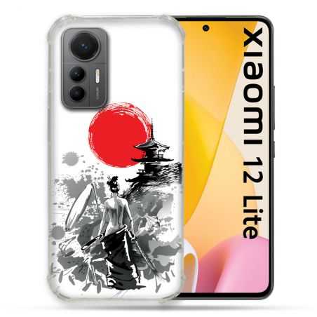 Coque Renforcée En Verre Trempé Pour Xiaomi 12 Lite Voyage Japon Femme