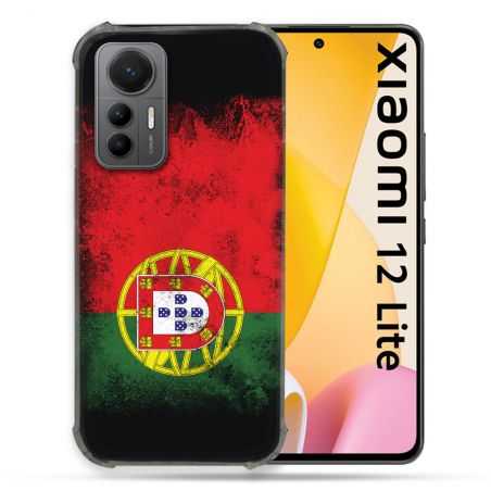 Coque Renforcée En Verre Trempé Pour Xiaomi 12 Lite Voyage Portugal Drapeau