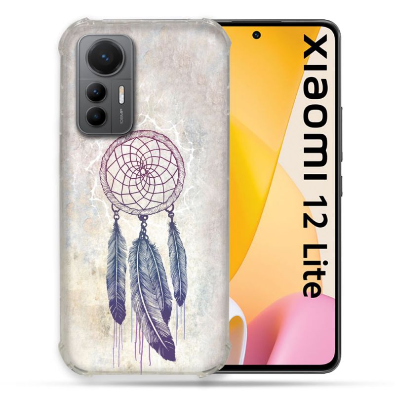 Coque Renforcée En Verre Trempé Pour Xiaomi 12 Lite Zen Attrape Reve Blanc