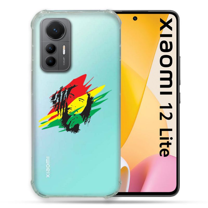 Coque Renforcée En Verre Trempé Transparente Pour Xiaomi 12 Lite Bob Marley Graf