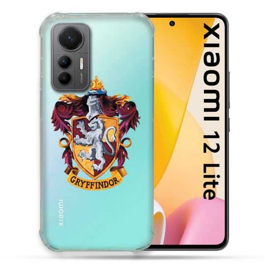 Coque Renforcée En Verre Trempé Transparente Pour Xiaomi 12 Lite Harry Potter Griffindor