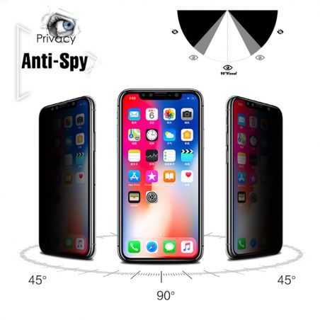 2 x Verre trempé 3D Vitre Protection écran Privé Private Anti espion Pour Xiaomi Mi 11i 5G