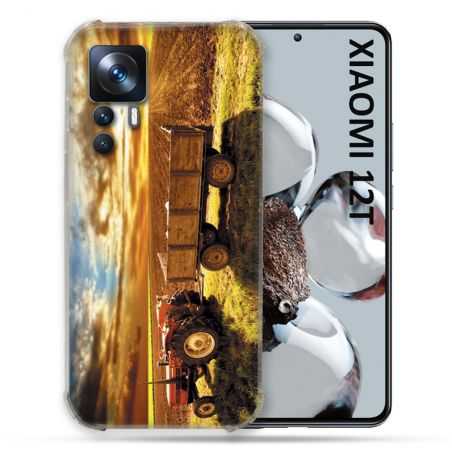 Coque Renforcée En Verre Trempé Pour Xiaomi 12T Agriculture Tracteur Color