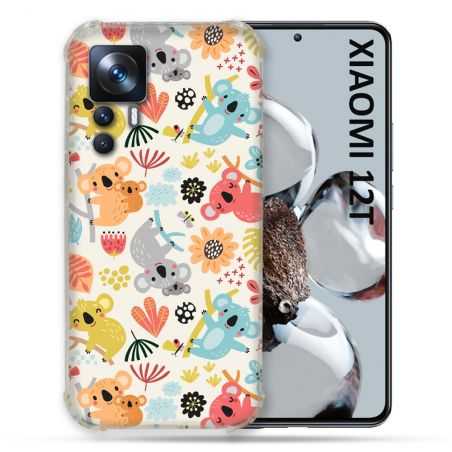 Coque Renforcée En Verre Trempé Pour Xiaomi 12T Animal Koala Pattern