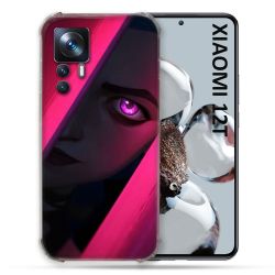 Coque Renforcée En Verre Trempé Pour Xiaomi 12T Arcane Jynx Rose