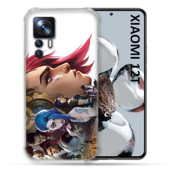 Coque Renforcée En Verre Trempé Pour Xiaomi 12T Arcane Jynx Sœur