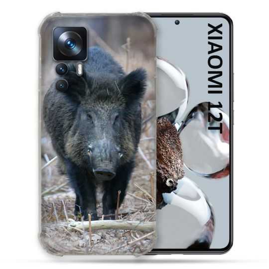 Coque Renforcée En Verre Trempé Pour Xiaomi 12T Chasse Sanglier Pin