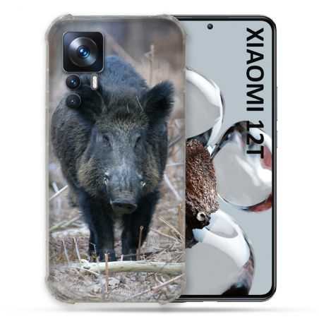 Coque Renforcée En Verre Trempé Pour Xiaomi 12T Chasse Sanglier Pin