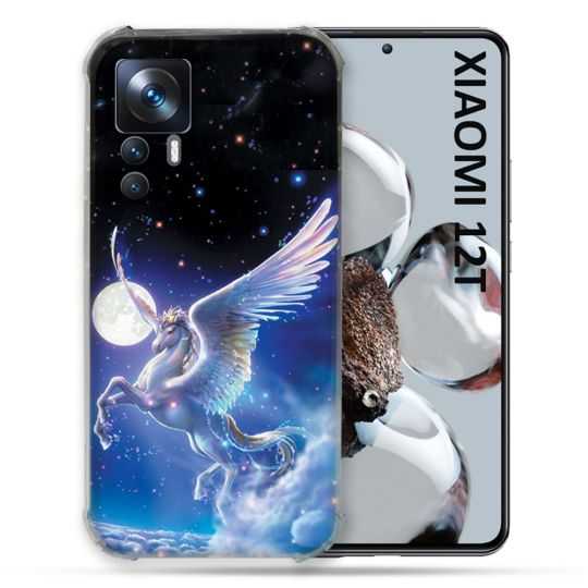 Coque Renforcée En Verre Trempé Pour Xiaomi 12T Fantastique Licorne Céleste