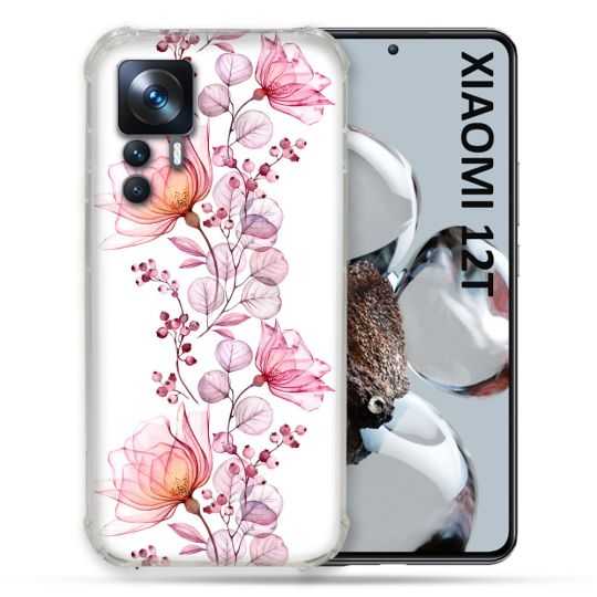 Coque Renforcée En Verre Trempé Pour Xiaomi 12T Fleur Eclosion