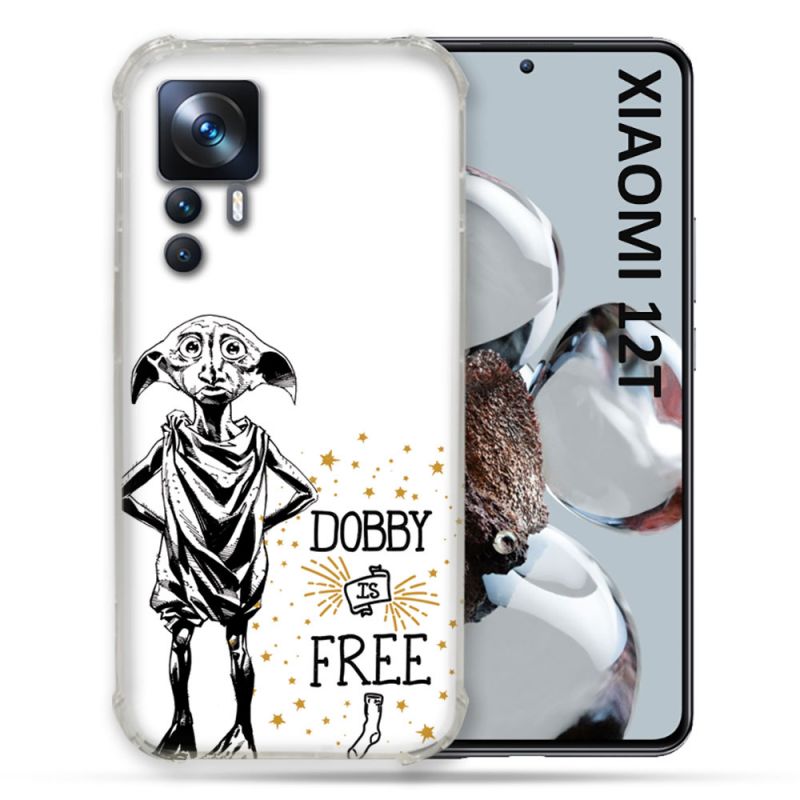 Coque Renforcée En Verre Trempé Pour Xiaomi 12T Harry Potter Dobby Free Blanc
