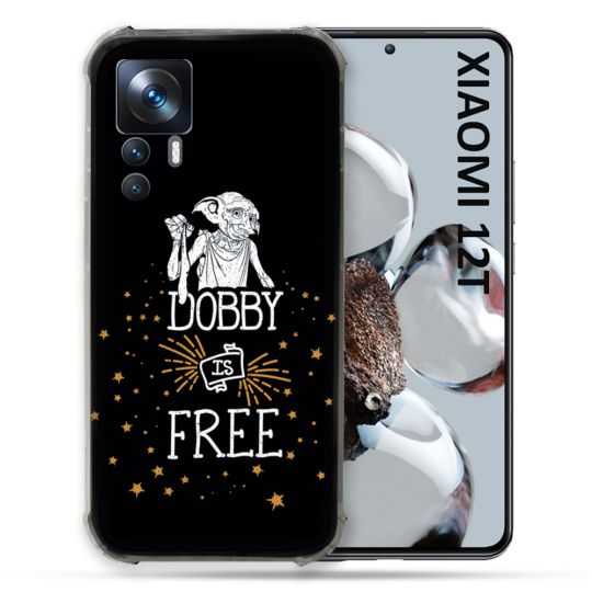 Coque Renforcée En Verre Trempé Pour Xiaomi 12T Harry Potter Dobby Free Noir
