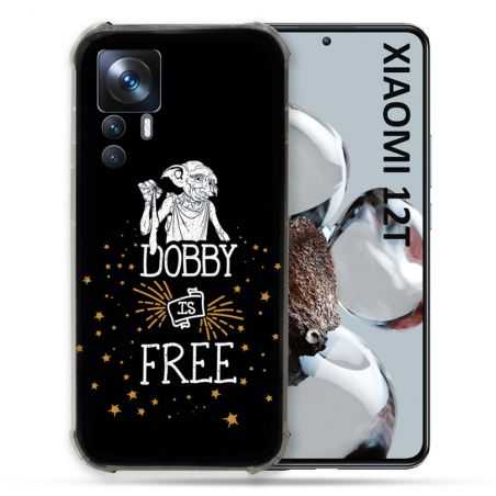 Coque Renforcée En Verre Trempé Pour Xiaomi 12T Harry Potter Dobby Free Noir