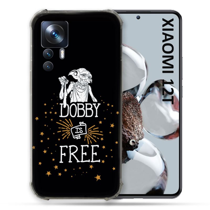 Coque Renforcée En Verre Trempé Pour Xiaomi 12T Harry Potter Dobby Free Noir