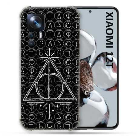 Coque Renforcée En Verre Trempé Pour Xiaomi 12T Harry Potter Hollows Triangle Noir