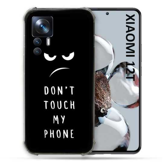 Coque Renforcée En Verre Trempé Pour Xiaomi 12T Humour Don't Touch