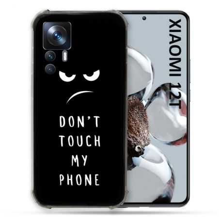 Coque Renforcée En Verre Trempé Pour Xiaomi 12T Humour Don't Touch