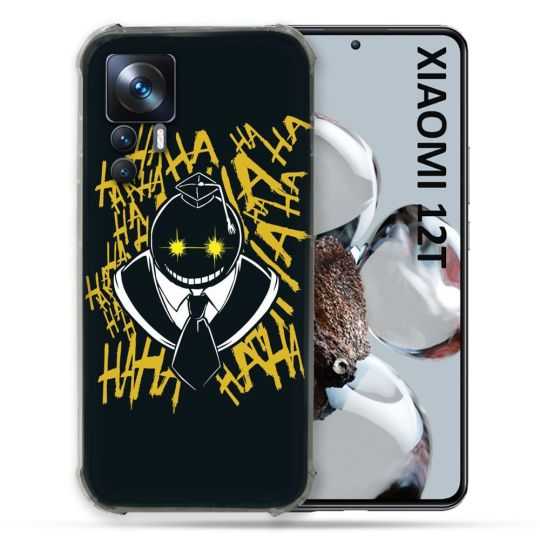Coque Renforcée En Verre Trempé Pour Xiaomi 12T Manga Assassination Classroom Kuro Noir