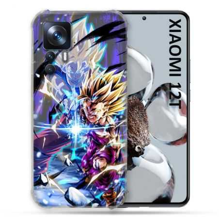 Coque Renforcée En Verre Trempé Pour Xiaomi 12T Manga Dragon Ball Sangohan Duo